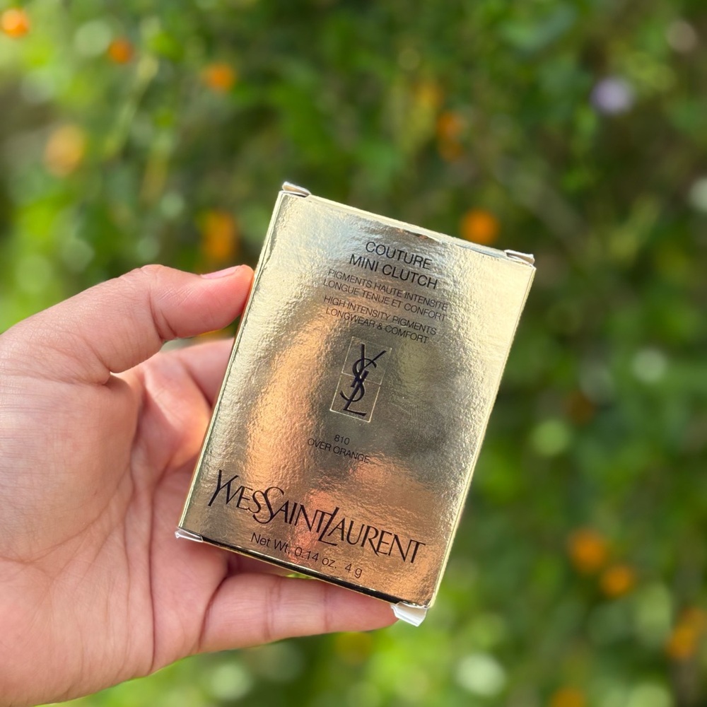 Yves Saint Laurent Couture Gold Mini Clutch